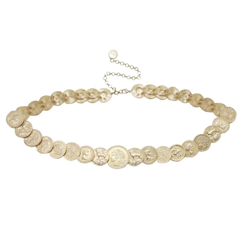 Ettika Gold Coin Adjustable Belt